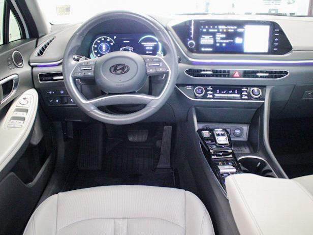 Photo of 2023 Serenity White Hyundai SONATA Hybrid