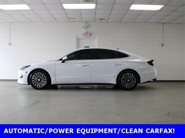 Photo of 2023 Serenity White Hyundai SONATA Hybrid