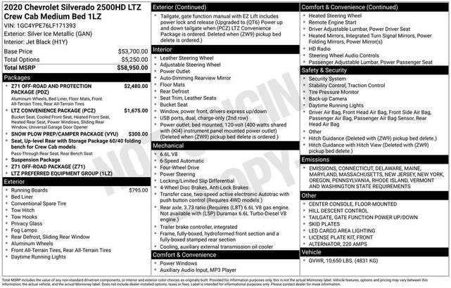 Photo of 2020 Silver Ice Metallic Chevrolet Silverado 2500