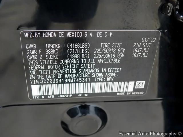 Photo of 2022 Crystal Black Pearl Honda HR-V