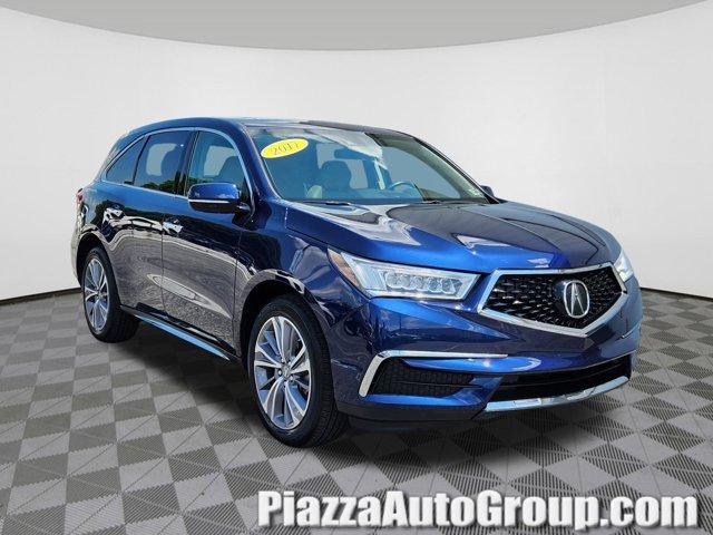 Photo of 2017 Fathom Blue Pearl Acura MDX