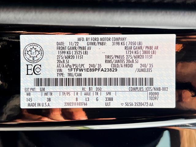 Photo of 2023 Agate Black Metallic Ford F-150