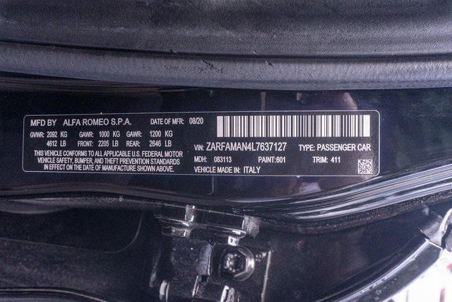 Photo of 2020 Alfa Black Alfa Romeo Giulia