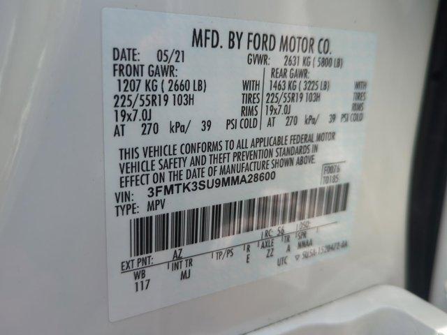 Photo of 2021 White Metallic Ford Mustang Mach-E