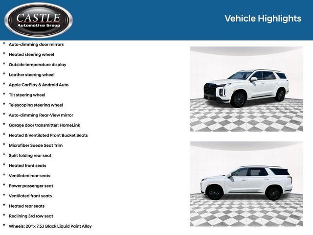 Photo of 2025 Hyper White Hyundai PALISADE