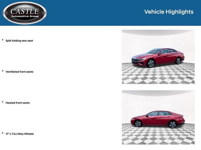 Photo of 2025 Red Metallic Hyundai ELANTRA HEV