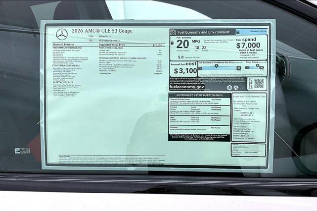 Photo of 2026 Polar White Mercedes-Benz AMG GLE 53