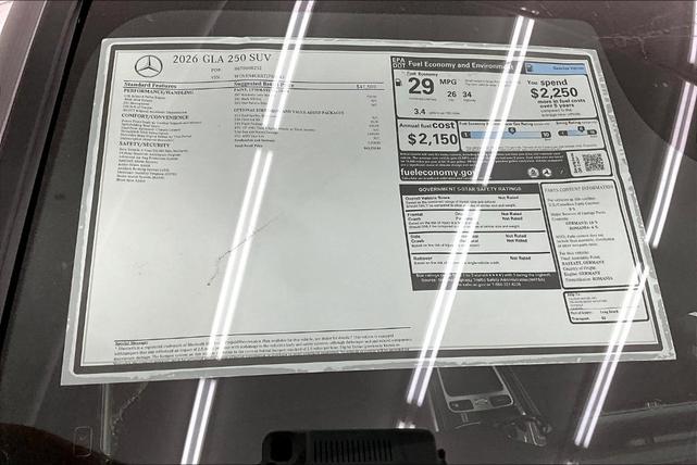 Photo of 2026 Gray Mercedes-Benz GLA 250