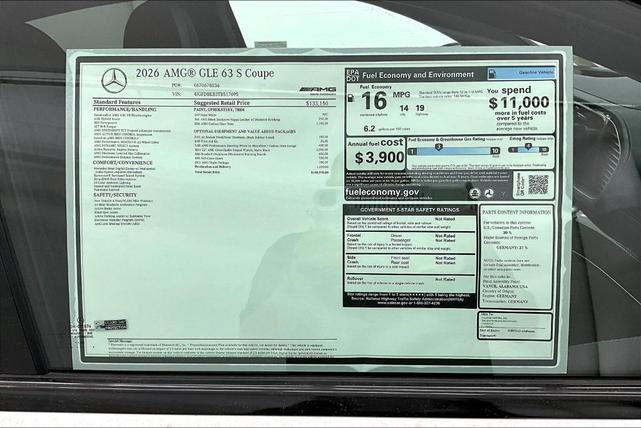 Photo of 2026 Polar White Mercedes-Benz AMG GLE 63