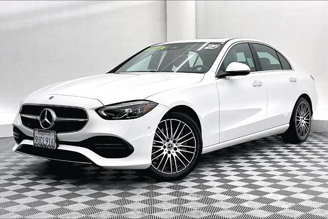 Photo of 2025 Polar White Mercedes-Benz C-Class