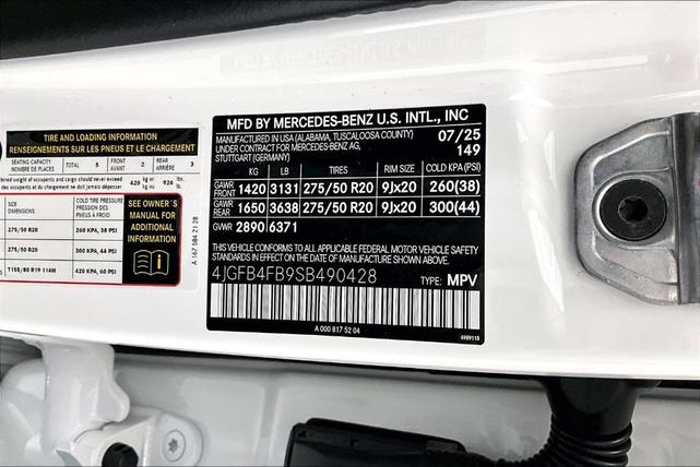 Photo of 2025 Polar White Mercedes-Benz GLE 350