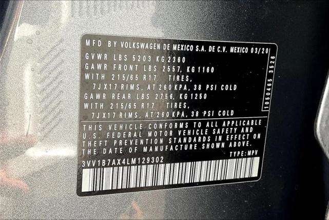 Photo of 2020 Platinum Gray Metallic Volkswagen Tiguan
