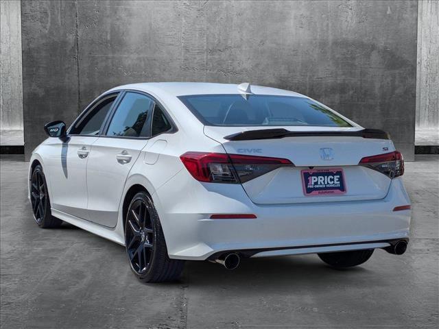 Photo of 2022 Platinum White Pearl Honda Civic Si