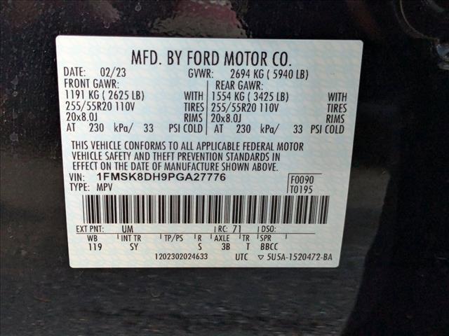 Photo of 2023 Agate Black Metallic Ford Explorer
