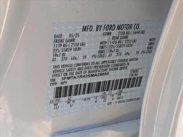 Photo of 2025 Star White Ford Mustang Mach-E