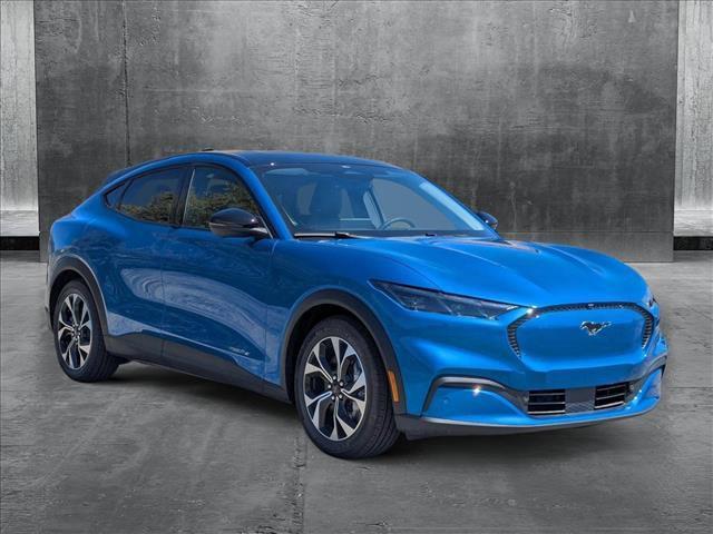 Photo of 2025 Velocity Blue Metallic Ford Mustang Mach-E