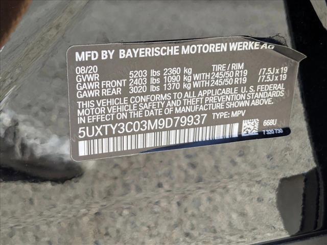 Photo of 2021 Jet Black BMW X3