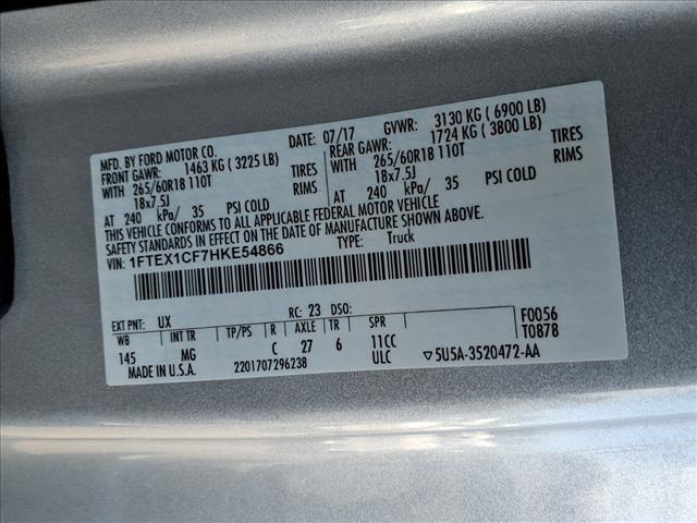 Photo of 2017 Ingot Silver Ford F-150