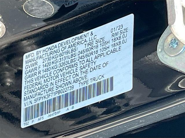 Photo of 2023 Crystal Black Pearl Honda Ridgeline