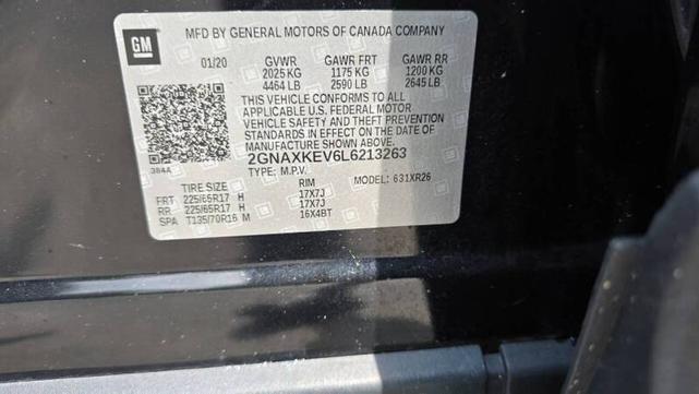 Photo of 2020 Black Chevrolet Equinox