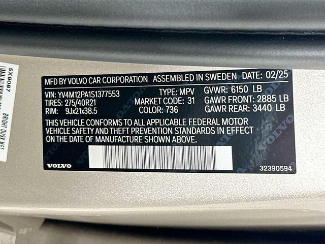 Photo of 2025 BRIGHT DUSK MET Volvo XC90