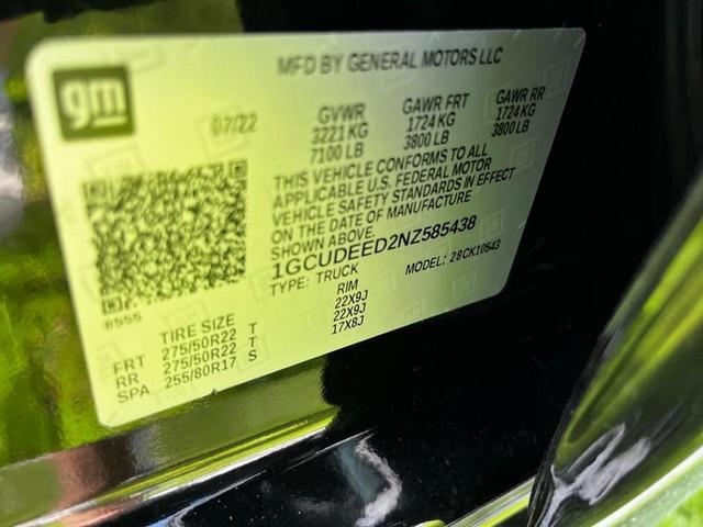 Photo of 2022 Black Chevrolet Silverado 1500