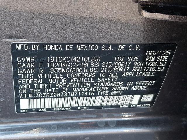 Photo of 2026 Modern Steel Metallic Honda HR-V