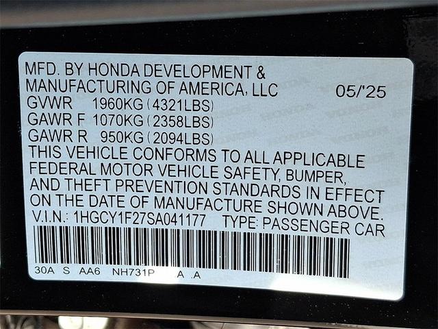 Photo of 2025 Still Night Pearl Honda Accord