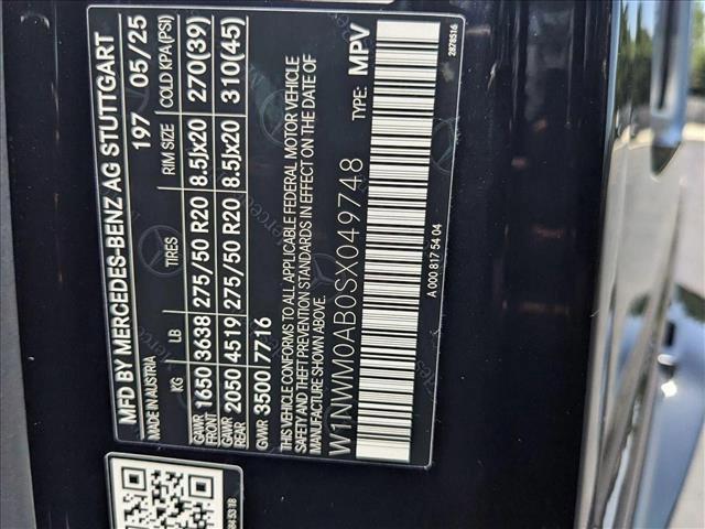 Photo of 2025 Obsidian Black Metallic Mercedes-Benz G-Class