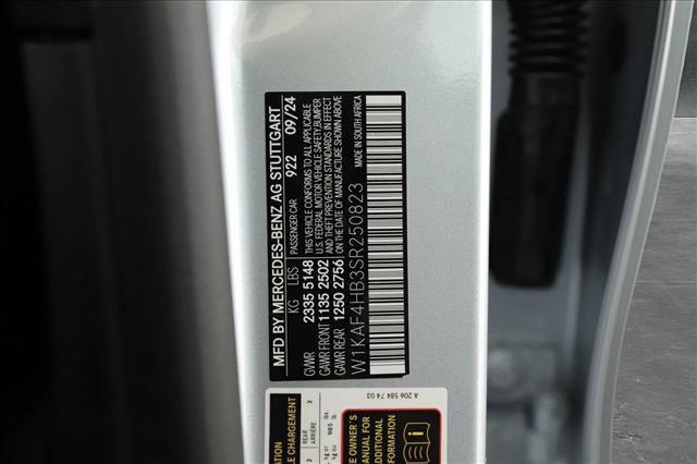 Photo of 2025 Cirrus Silver Metallic Mercedes-Benz C-Class