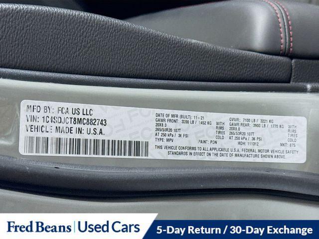 Photo of 2021 Destroyer Gray Clearcoat Dodge Durango