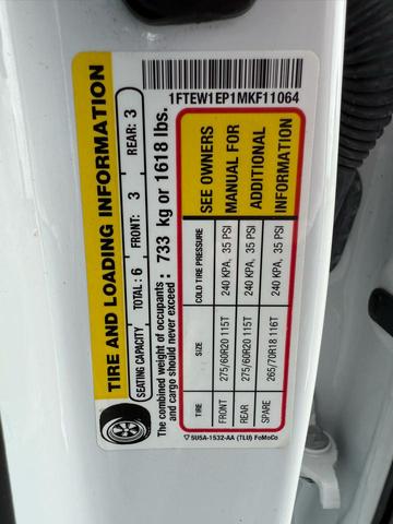 Photo of 2021 Oxford White Ford F-150