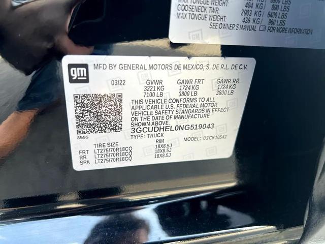 Photo of 2022 Black Chevrolet Silverado 1500