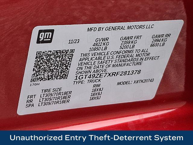 Photo of 2024 Volcanic Red Tintcoat GMC Sierra 2500