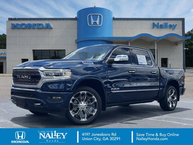 Photo of 2021 Patriot Blue Pearlcoat RAM 1500