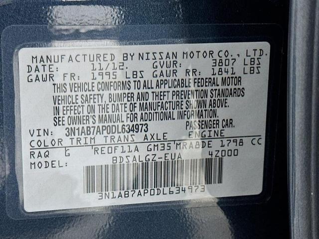 Photo of 2013 Graphite Blue Nissan Sentra