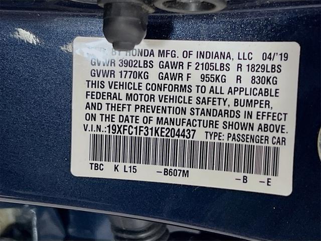 Photo of 2019 Blue Honda Civic