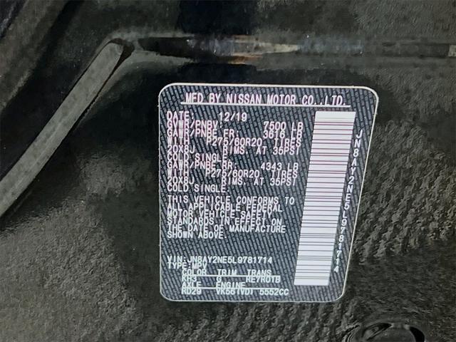 Photo of 2020 Super Black Nissan Armada
