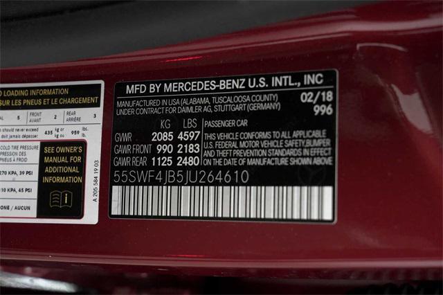 Photo of 2018 Cardinal Red Mercedes-Benz C-Class