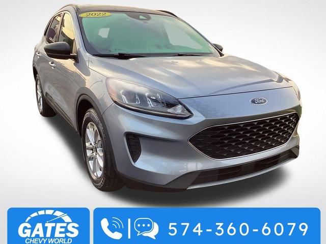 Photo of 2022 Iced Blue Silver Metallic Ford Escape