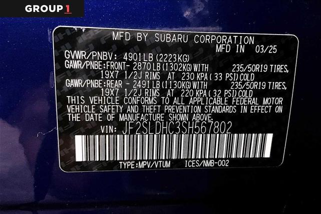 Photo of 2025 Sapphire Blue Pearl Subaru Forester