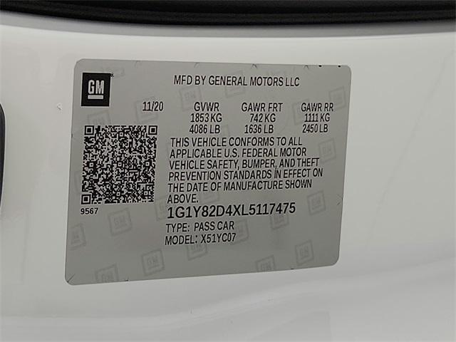 Photo of 2020 Arctic White Chevrolet Corvette