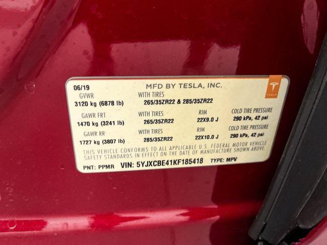 Photo of 2019 Red Multi-Coat Tesla Model X
