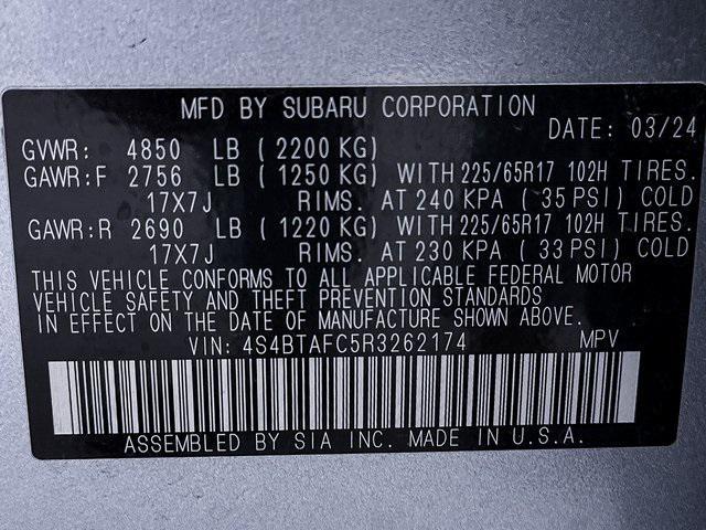 Photo of 2024 Ice Silver Metallic Subaru Outback
