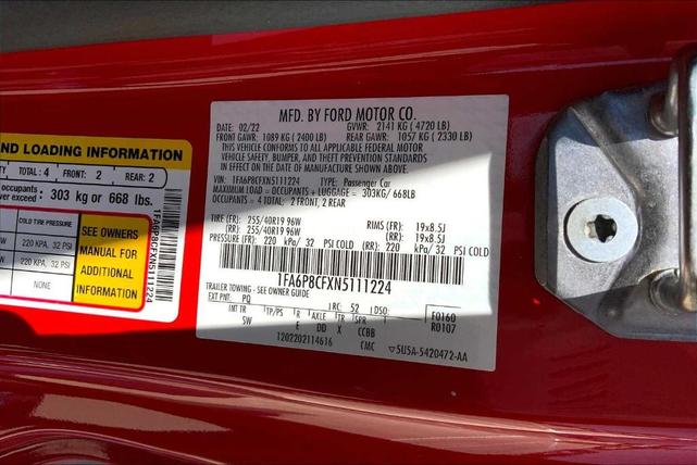 Photo of 2022 Race Red Ford Mustang