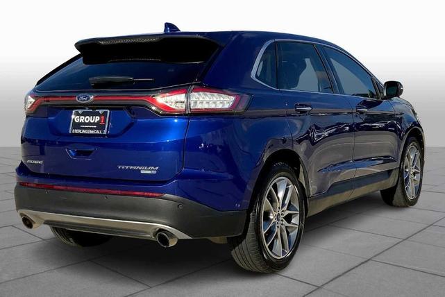 Photo of 2015 Deep Impact Blue Metallic Ford Edge