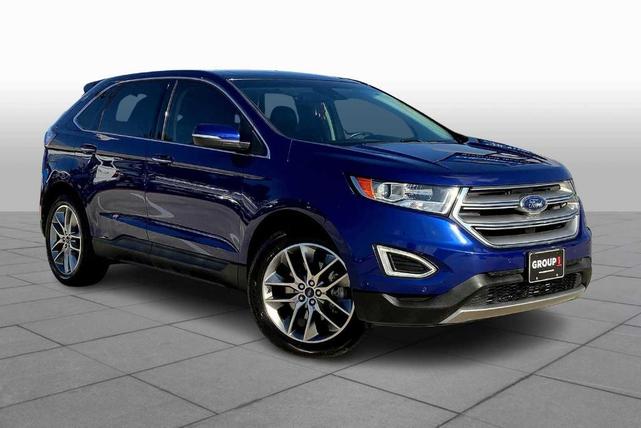 Photo of 2015 Deep Impact Blue Metallic Ford Edge