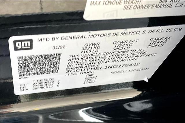 Photo of 2022 Black Chevrolet Silverado 1500 Limited