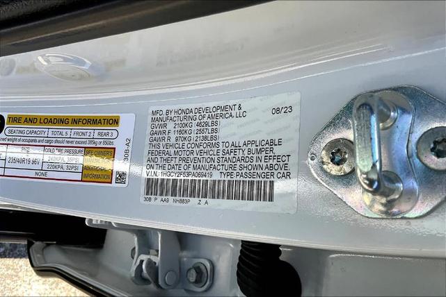 Photo of 2023 Platinum White Pearl Honda Accord Hybrid
