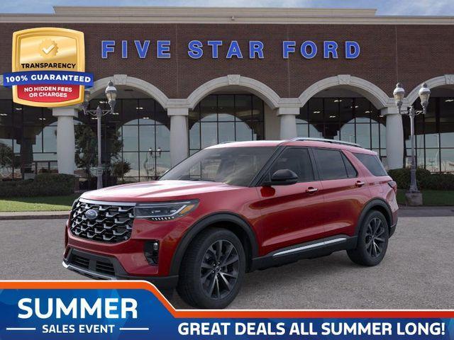 Photo of 2025 Rapid Red Metallic Tinted Clearcoat Ford Explorer